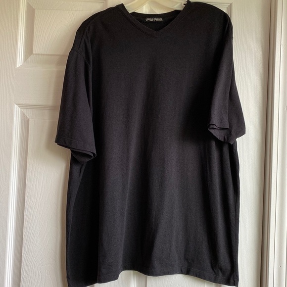 Men tee shirt Lord and Taylor Casual Classics V Neck short sleeve tee. XXL - Picture 12 of 14